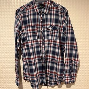 7 diamonds mens button down shirt